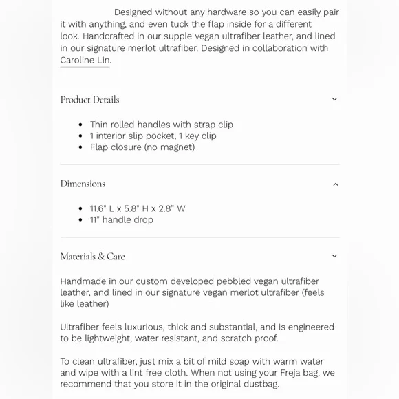 NEW FREJA Caroline Bag in Espresso brown - Picture 12 of 12